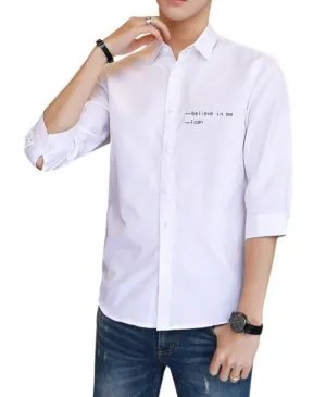 Mens Street Style Half Sleeve Shirt