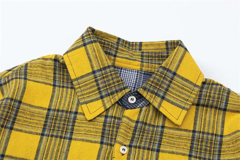 Men's Street Style Warm Reversible Wear Flannel Shirt