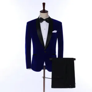 Men's Suit Formal Slim Fit 2 Piece Party Tuxedos (Blazer Pants)