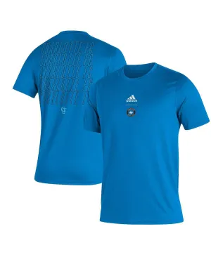 Men's T-shirt charlotte fc blue creator club adidas, blue