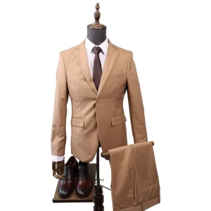 Men's Tailored Tan 2PC Suit