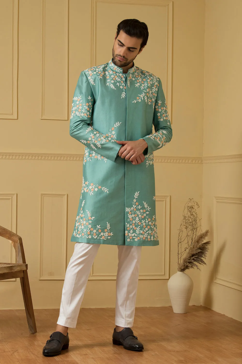 Men's The Refined Timeless Sherwani - Hilo Design