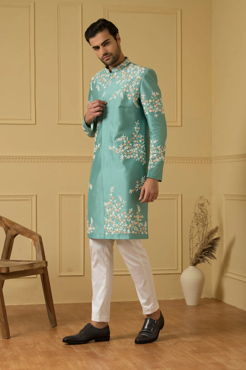 Men's The Refined Timeless Sherwani - Hilo Design