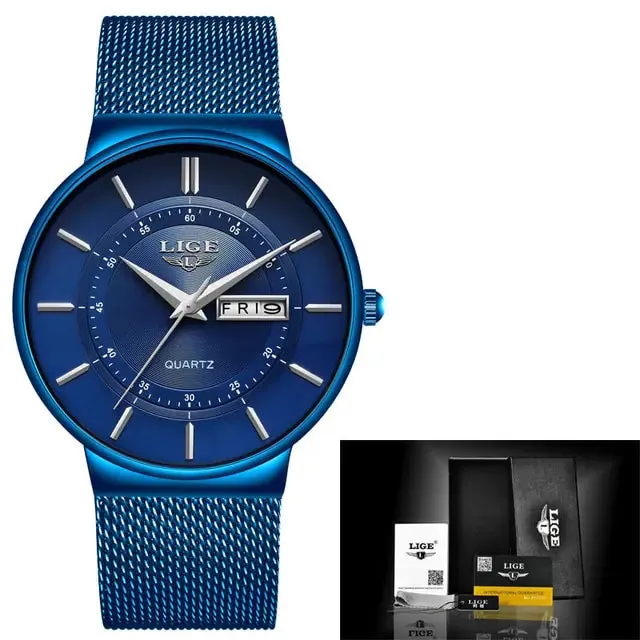 Men's Top Brand LIGE Luxury Watch