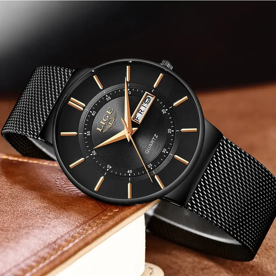 Men's Top Brand LIGE Luxury Watch