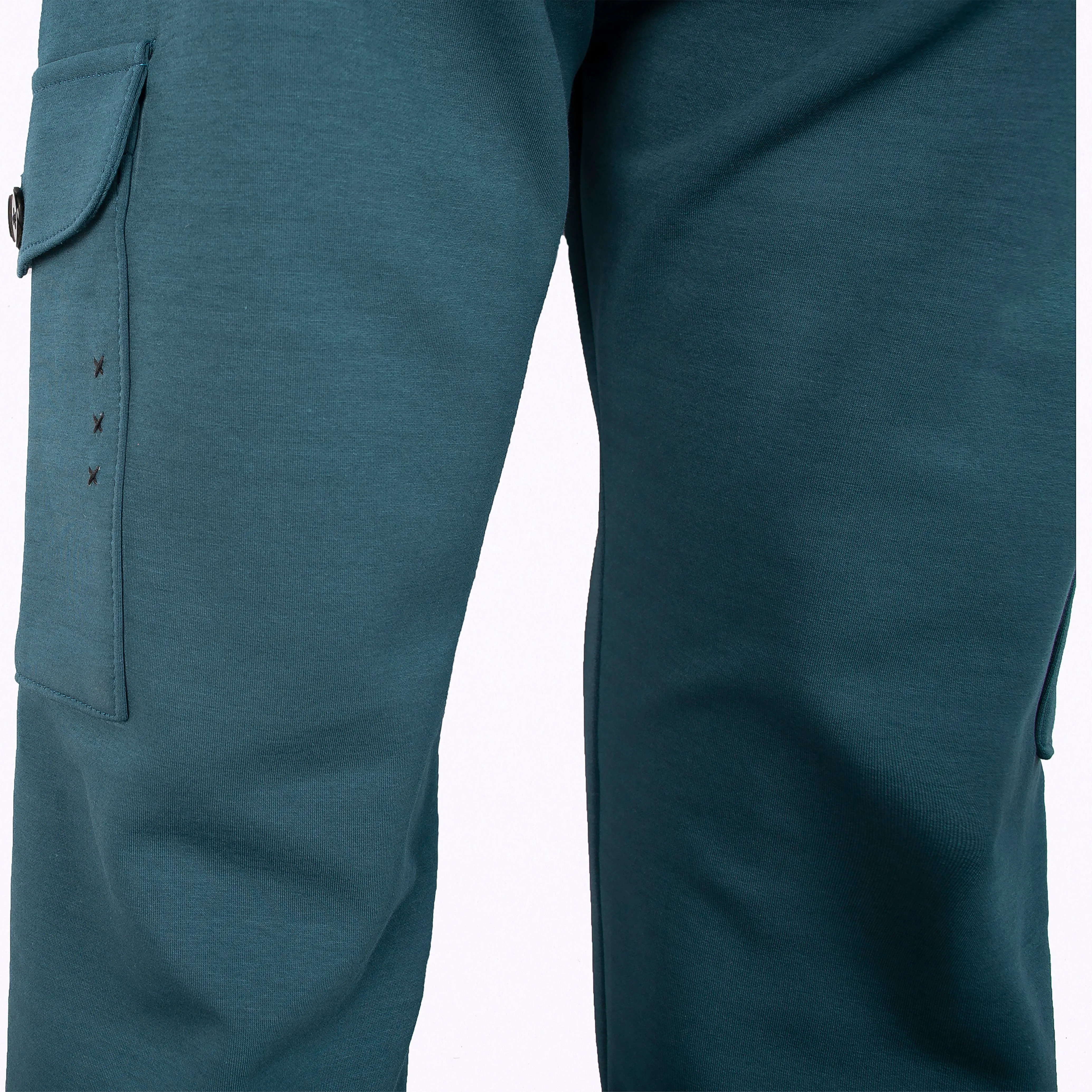 Men's Turquoise Tricot Cotton Outfit