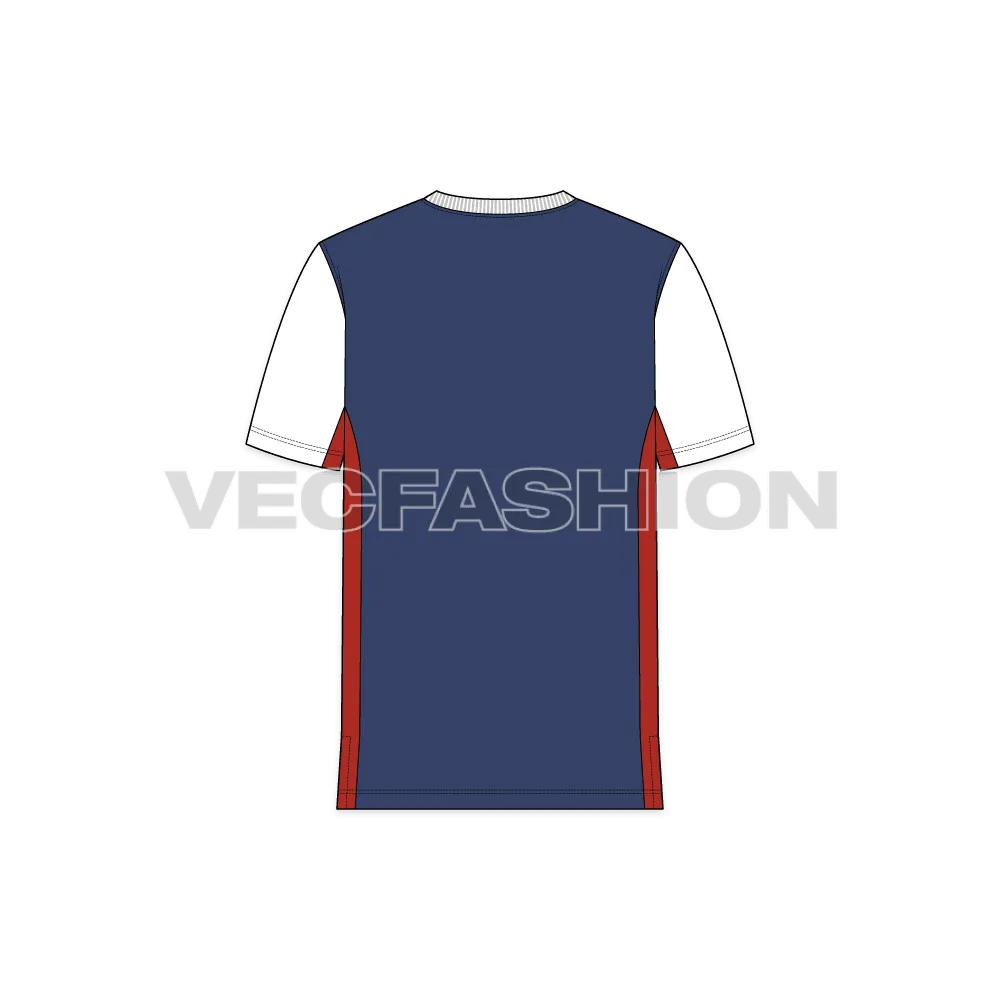 Mens V-neck T-shirt