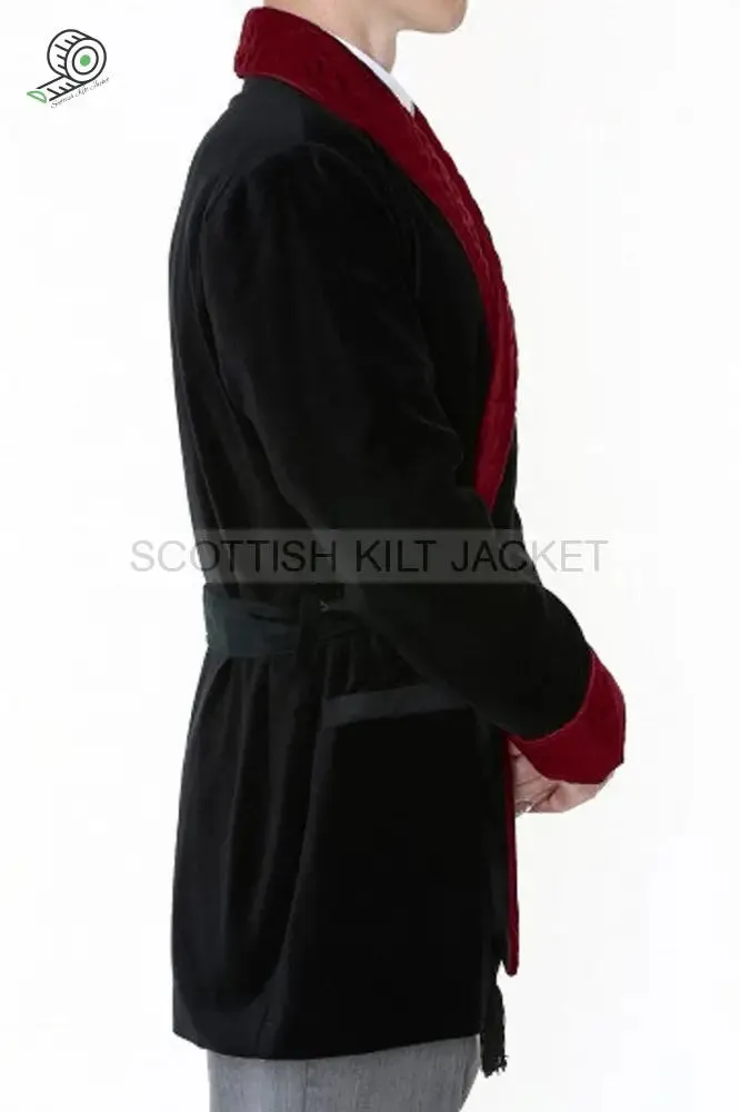 Men's Velvet Quilted Evening Jacket