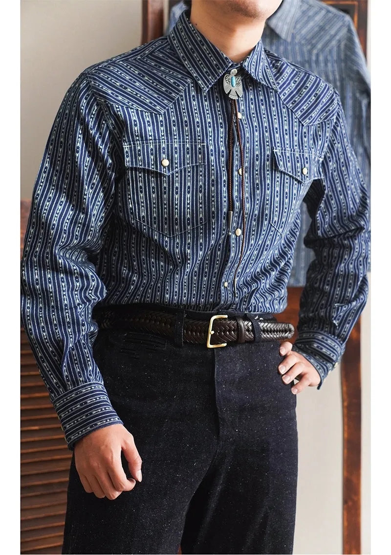 Men's Wabash Western Denim Shirt