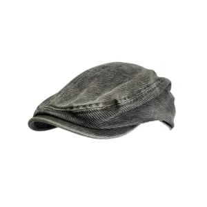 Men's Washed Flat Cap