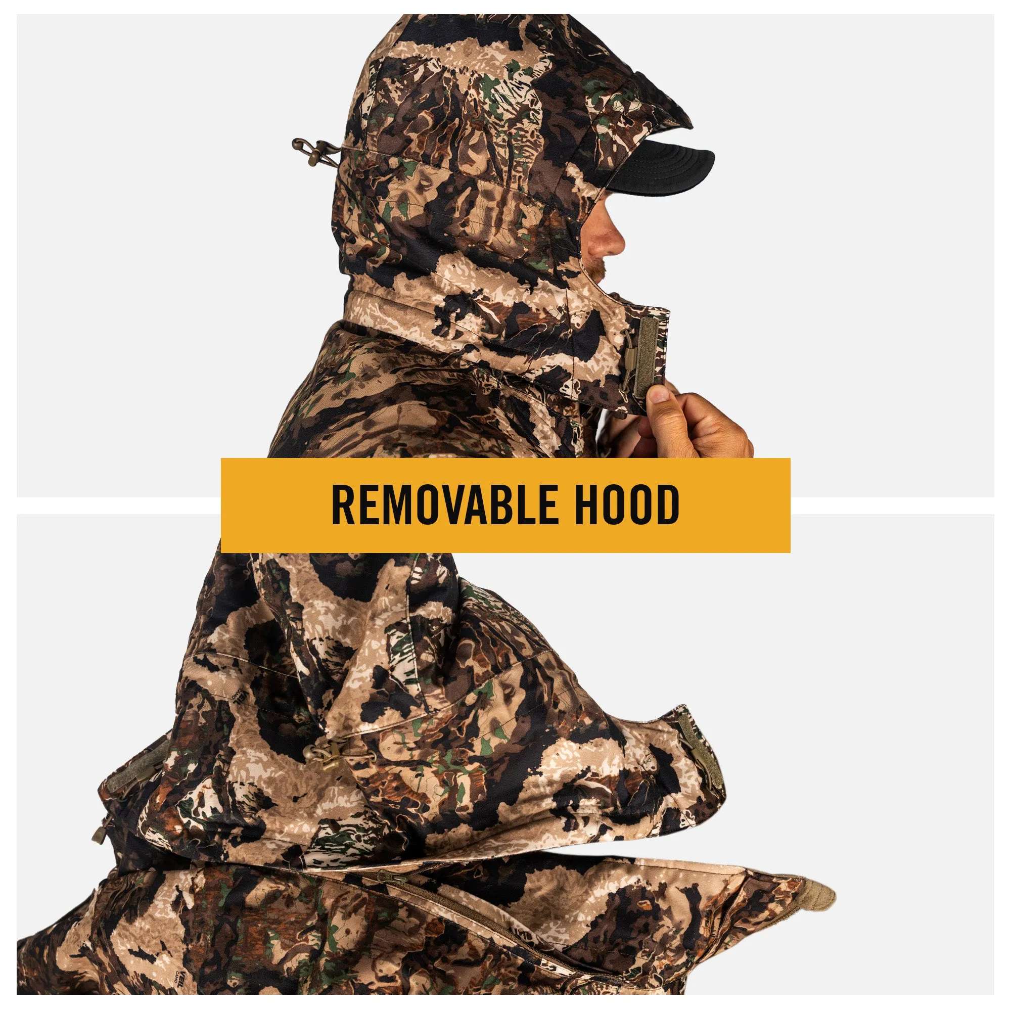 Men's Waterproof Insulated Camo Hunting Parka