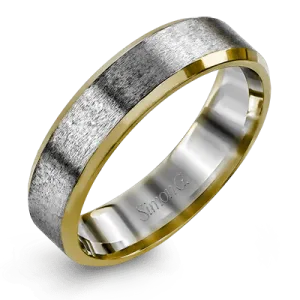 Men's Wedding Band Ring In 14k Or 18k Gold