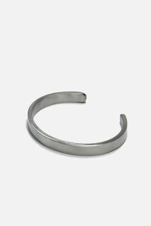 Mens Wide Steel Cuff