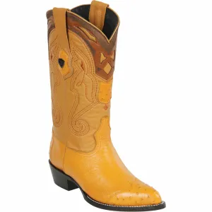 Men's Wild West Smooth Ostrich Skin J Toe Boot 2990402