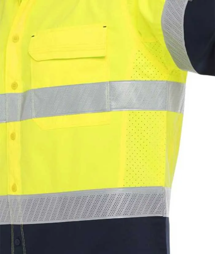 Mens X Airflow Hi Vis Taped, Stretch Ripstop Shirt