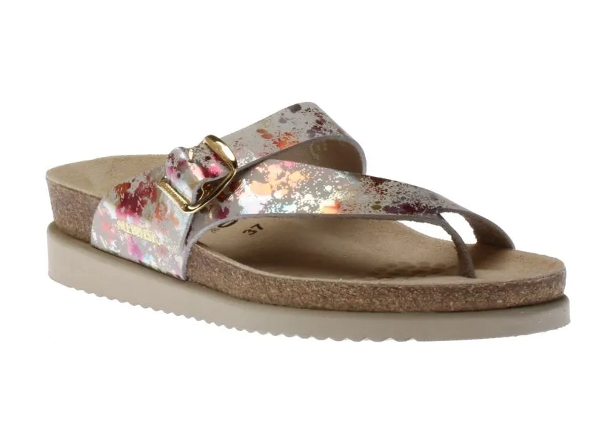 Mephisto Helen Fog Paint Splatter Pattern Sandal