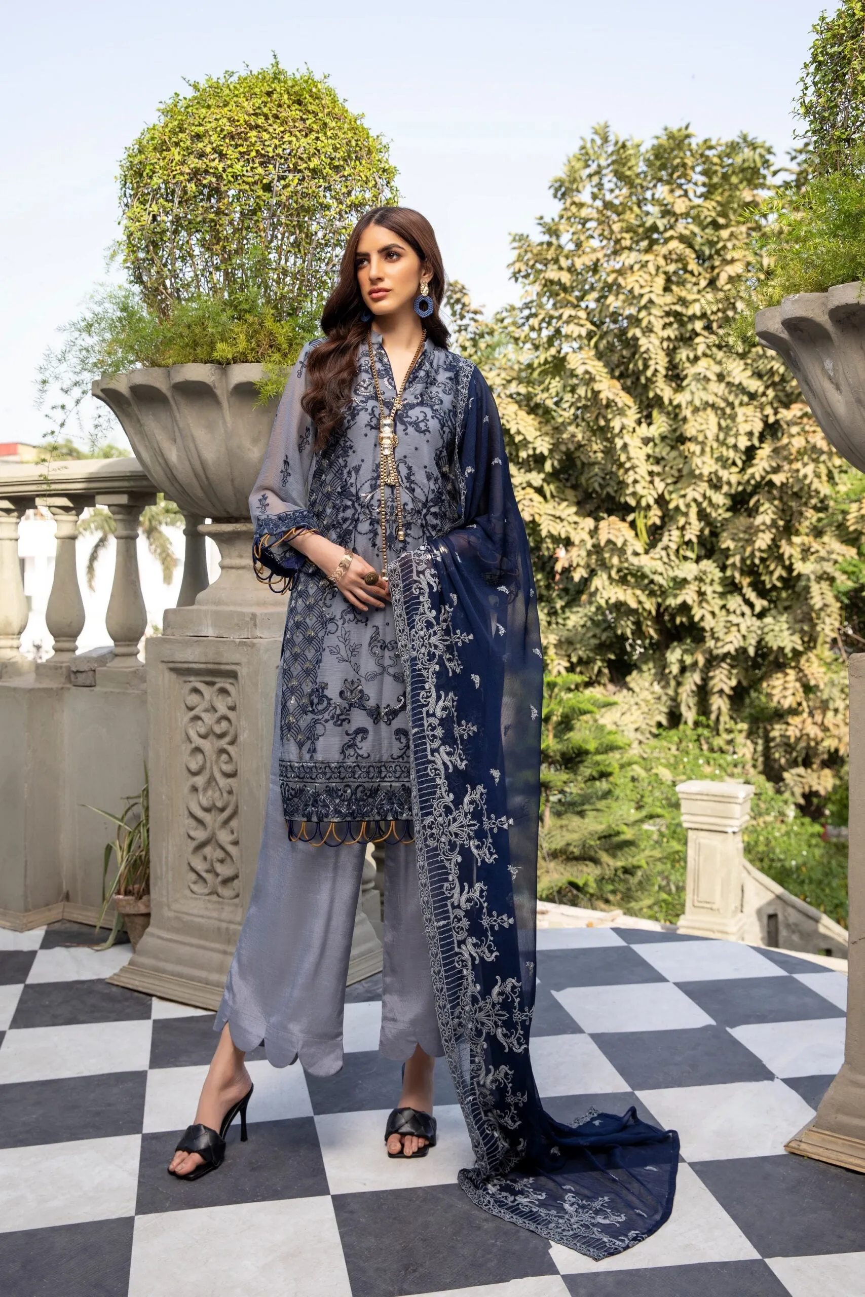 Meraki Embroidered Chiffon Collection Vol-3 – MCE3-10