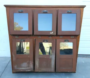 Mercantile Dry Goods Retail Cabinet/Counter with 6 Drawers