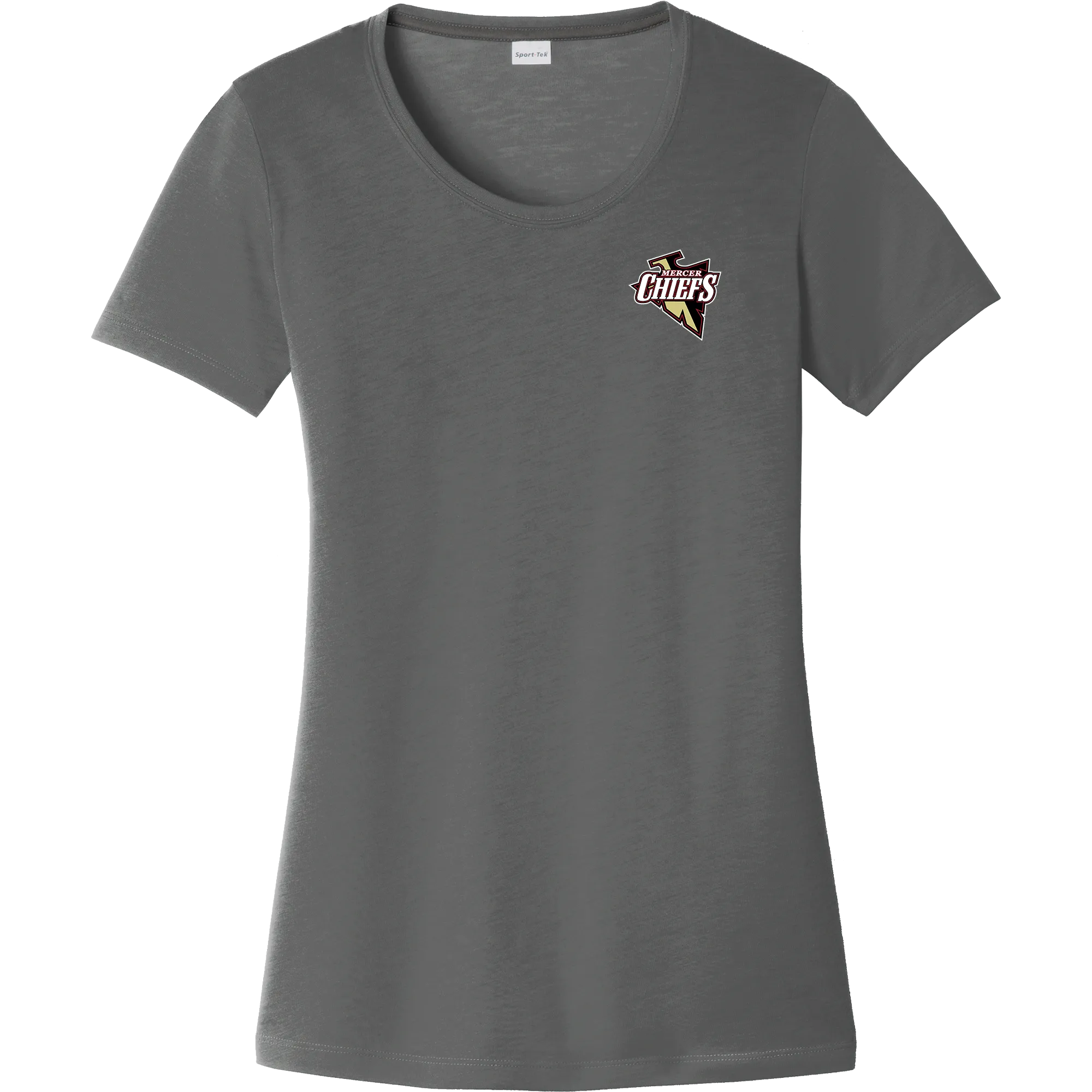 Mercer Chiefs Ladies PosiCharge Competitor Cotton Touch Scoop Neck Tee