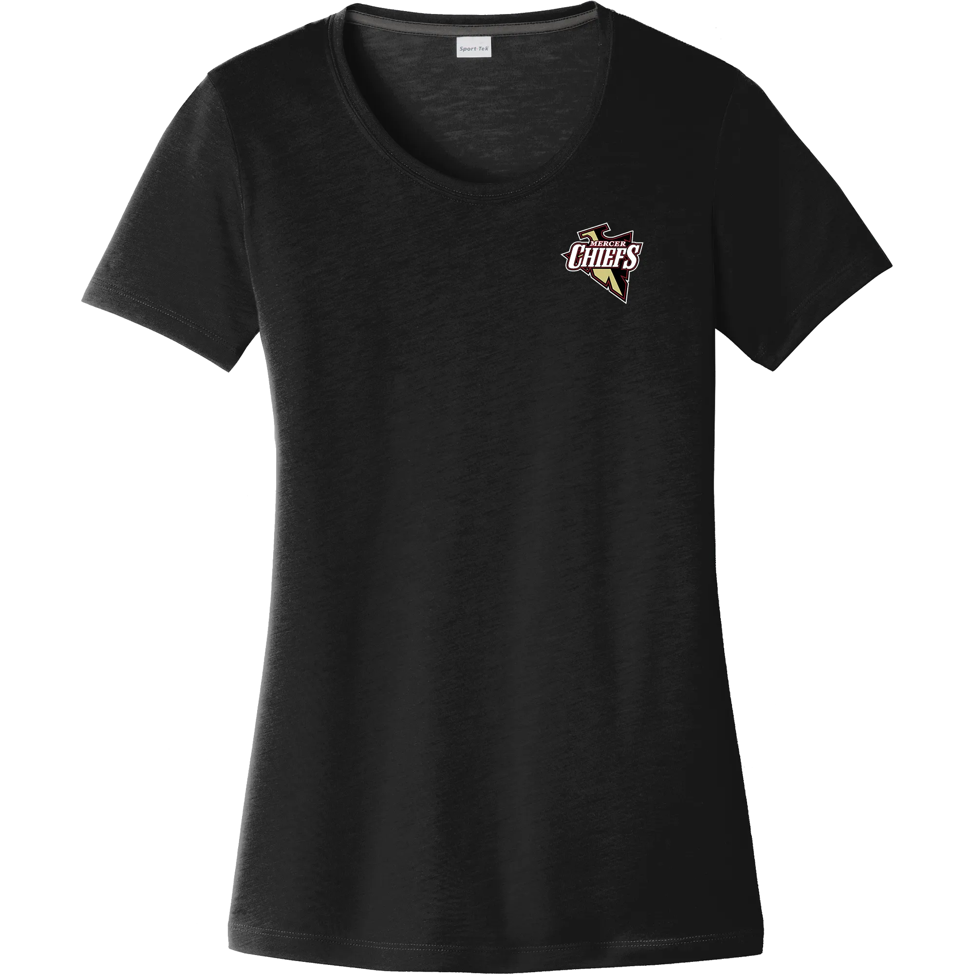 Mercer Chiefs Ladies PosiCharge Competitor Cotton Touch Scoop Neck Tee