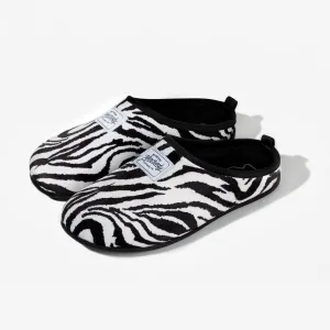 Mercredy Women's Slippers, Zebra Print