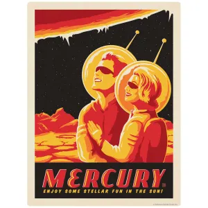 Mercury Space Travel Vinyl Sticker