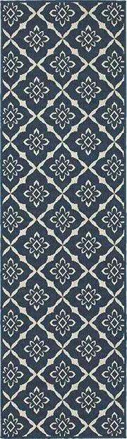 Meridian 5703B Navy/ Ivory Rug