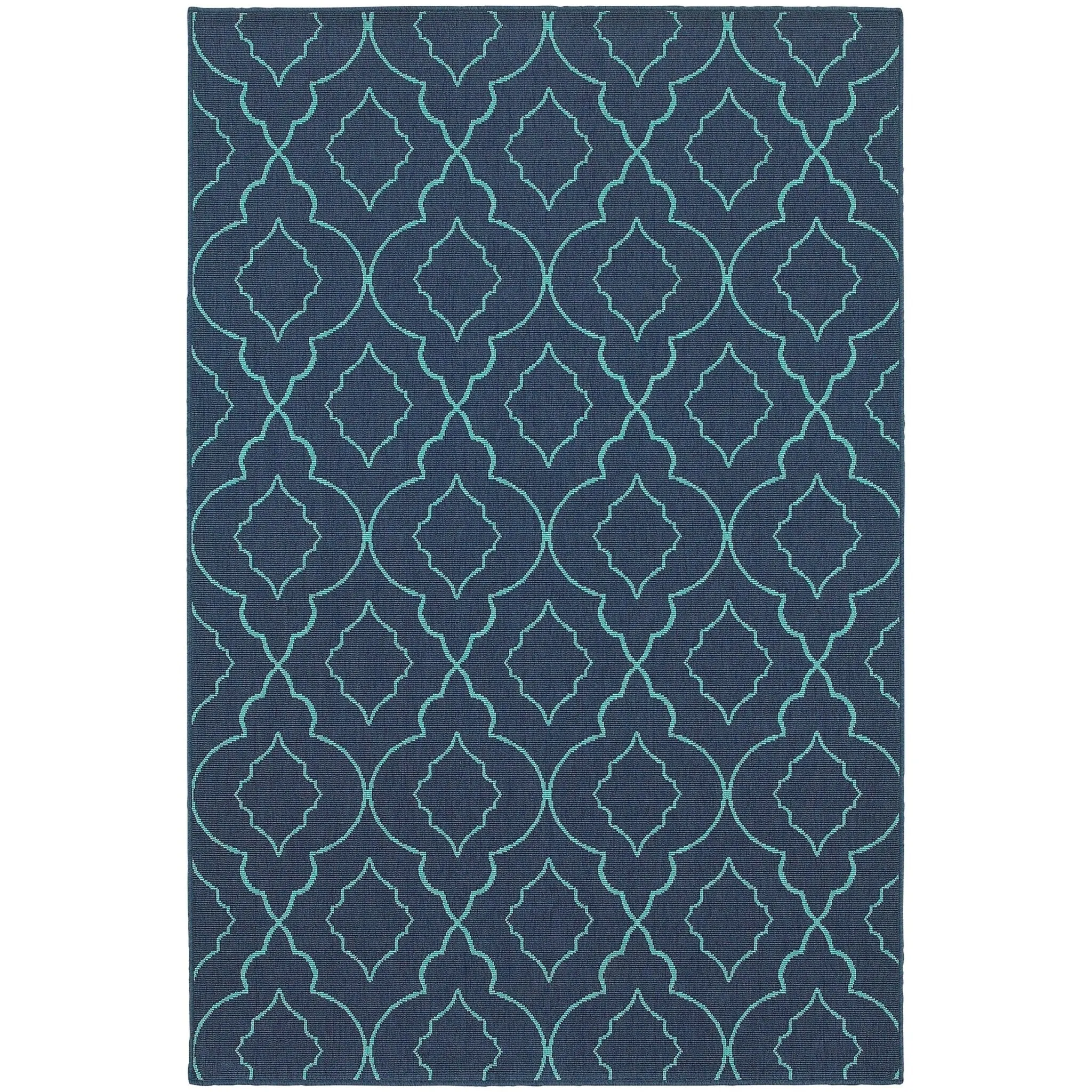 Meridian 7541B Navy/ Blue Rug