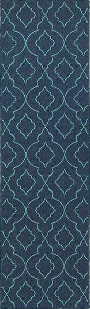 Meridian 7541B Navy/ Blue Rug