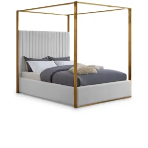 Meridian Furniture Jones Faux Leather Bed