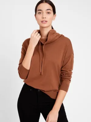 Merino Funnel-Neck Sweater in The Right Spice