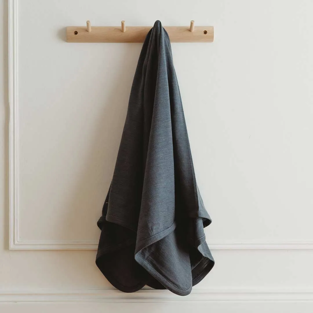 Merino Kids Blanket - Dark Slate