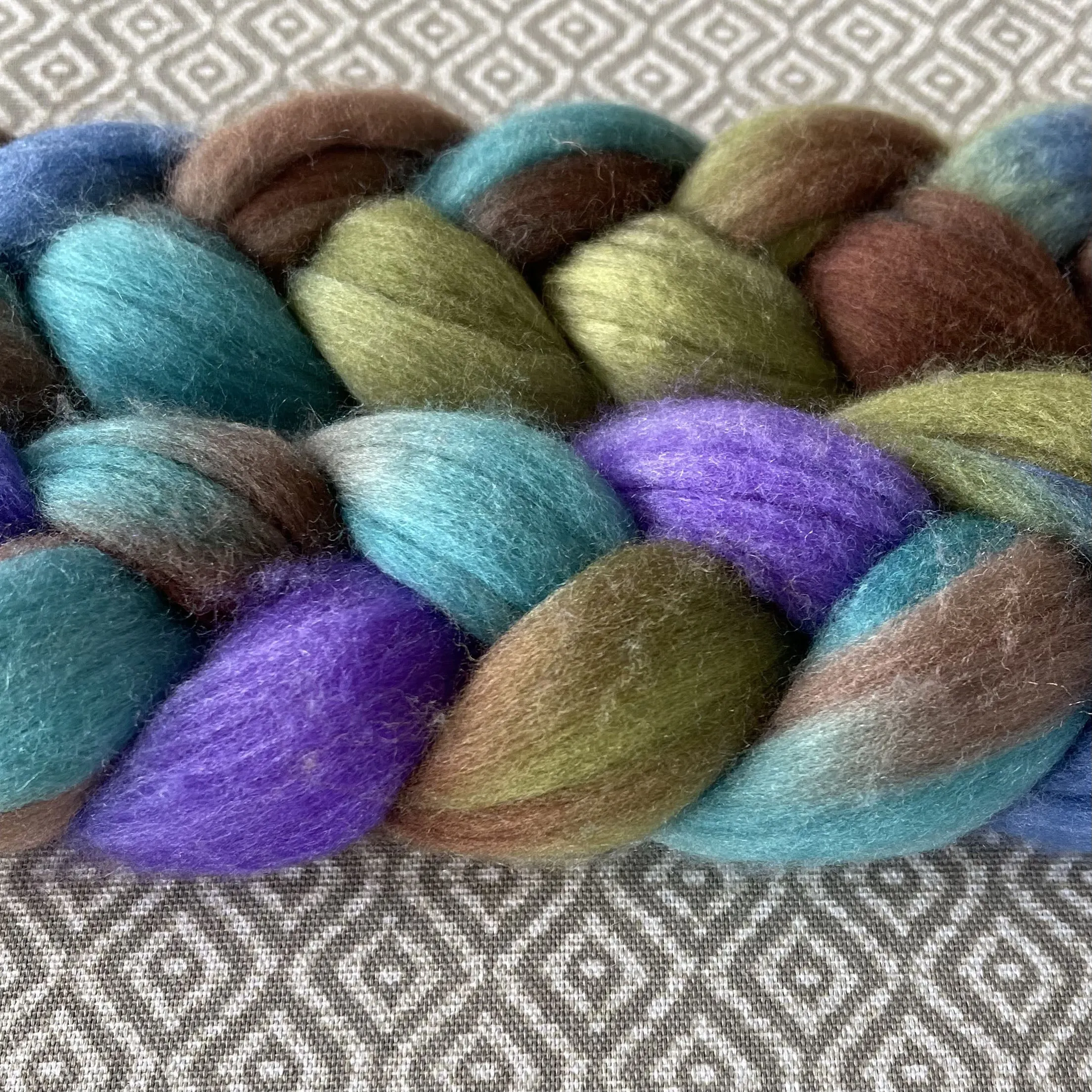 Merino Silk Cashmere Roving - Calypso