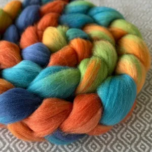 Merino Superfine Roving - OOAK - Jellyfish