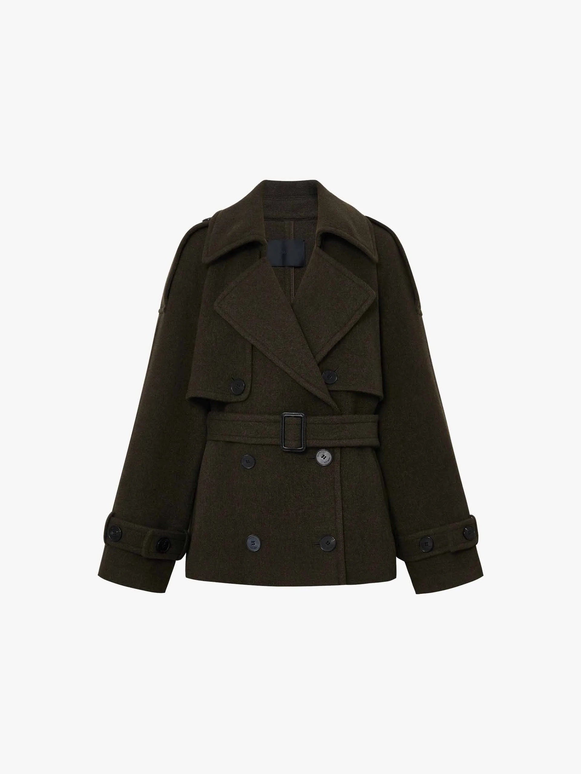 Merino Wool Belted Coat