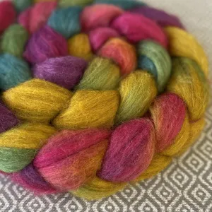 Merino Yak Silk Roving - Arcade