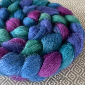 Merino Yak Silk Roving - Carnival