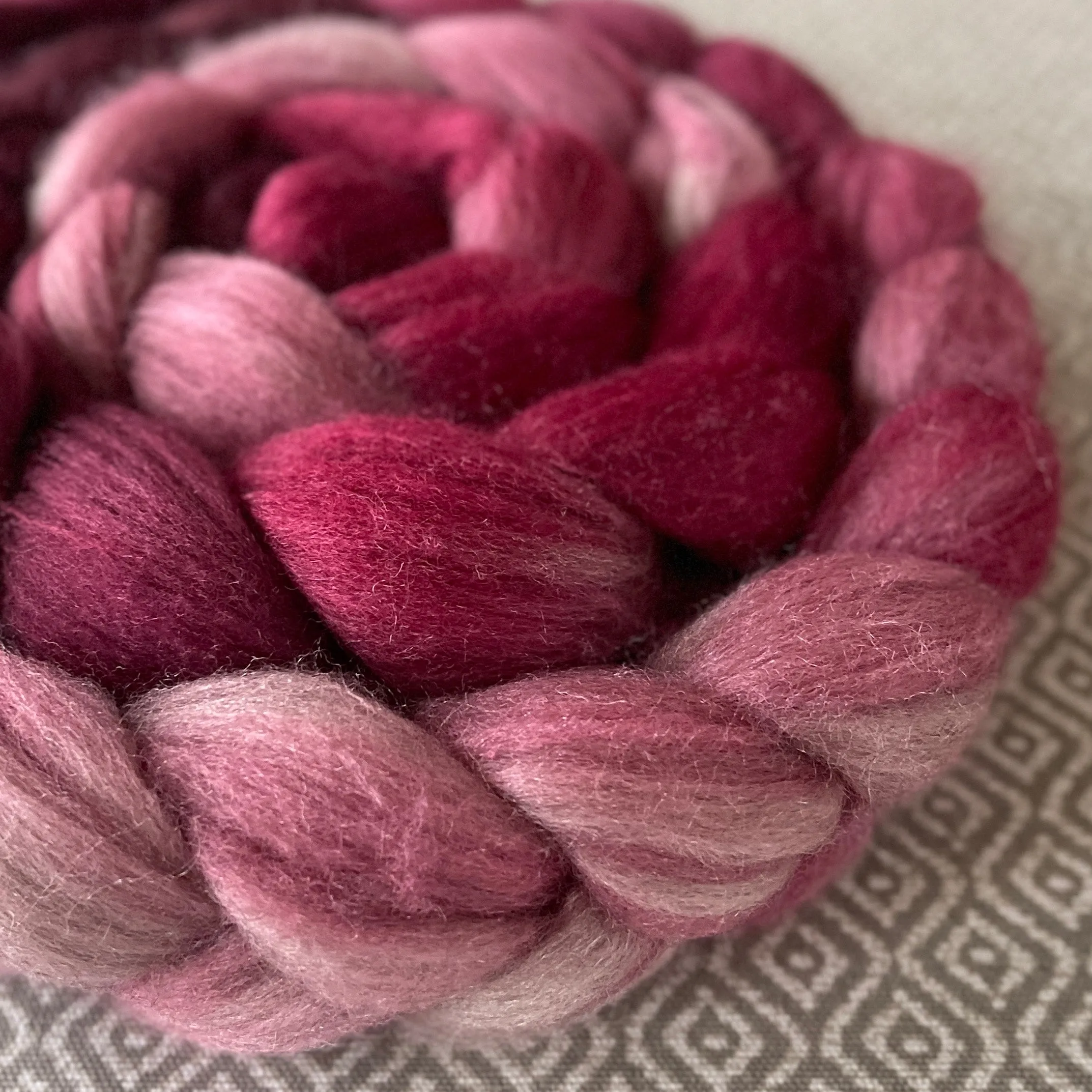 Merino Yak Silk Roving - Victoria