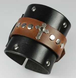 Merle Dixon Leather Wrist Cuff