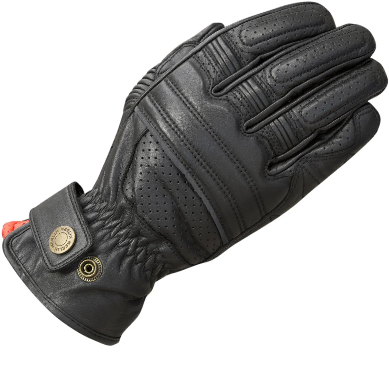 Merlin Bickford Leather Motorcycle Gloves - Black