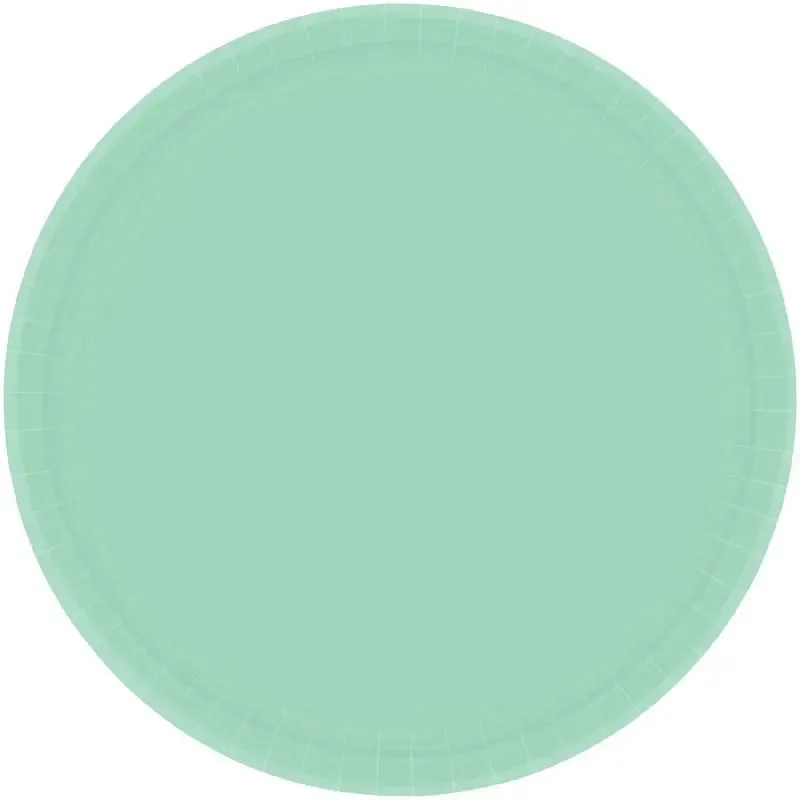 Mermaid Mint Plates - Dinner 20 Pkt CLEARANCE