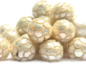 Mermaid skin - hand carved Edison pearls 11-11.9mm, Edison Pearls, Pearl, Carved Pearls, Tattoo Pearls