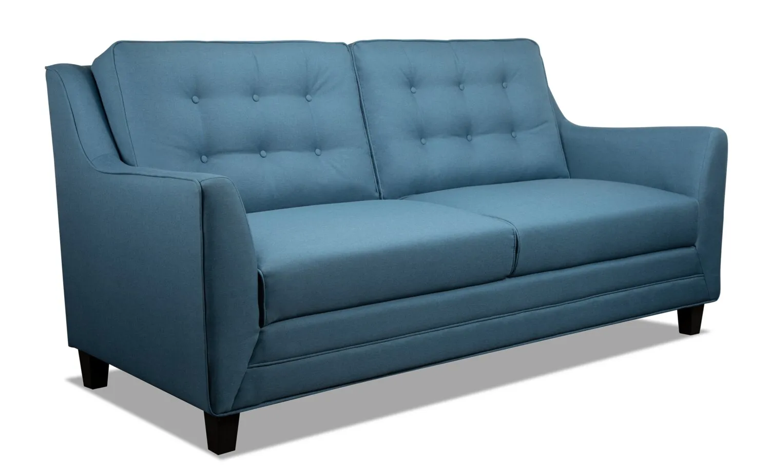 Merrigan Linen-Look Fabric Sofa - Blue