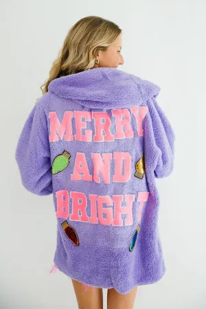 MERRY AND BRIGHT SHERPA COAT