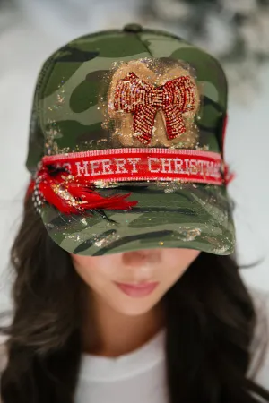 MERRY BOW CAMO TRUCKER HAT