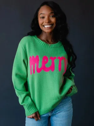 Merry Mint Sweater