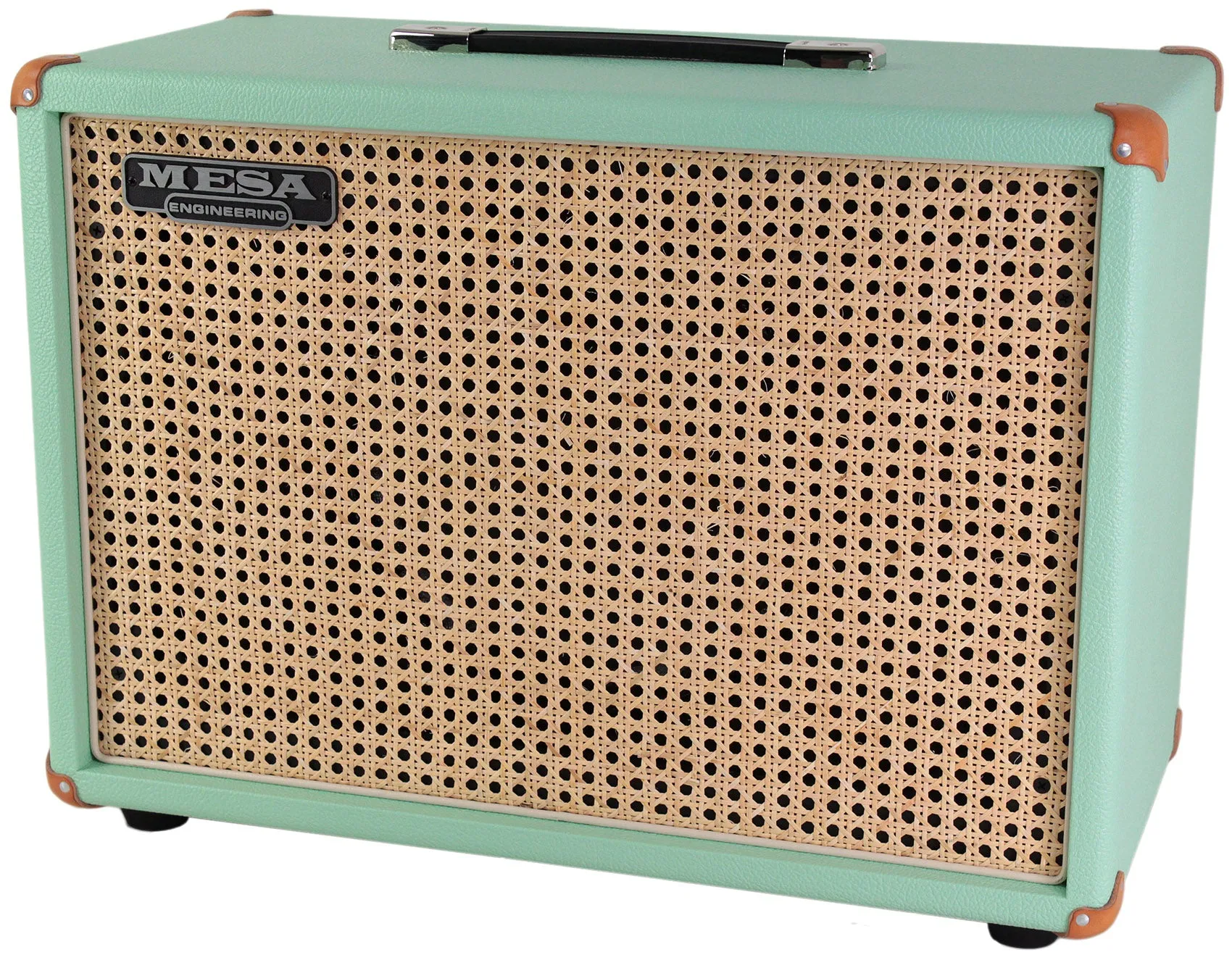 Mesa Boogie Mark Five 35 Head, 1x12 Boogie Widebody Cab, Custom Surf Green, Wicker