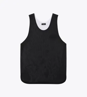 Mesh Rugger Tank Black