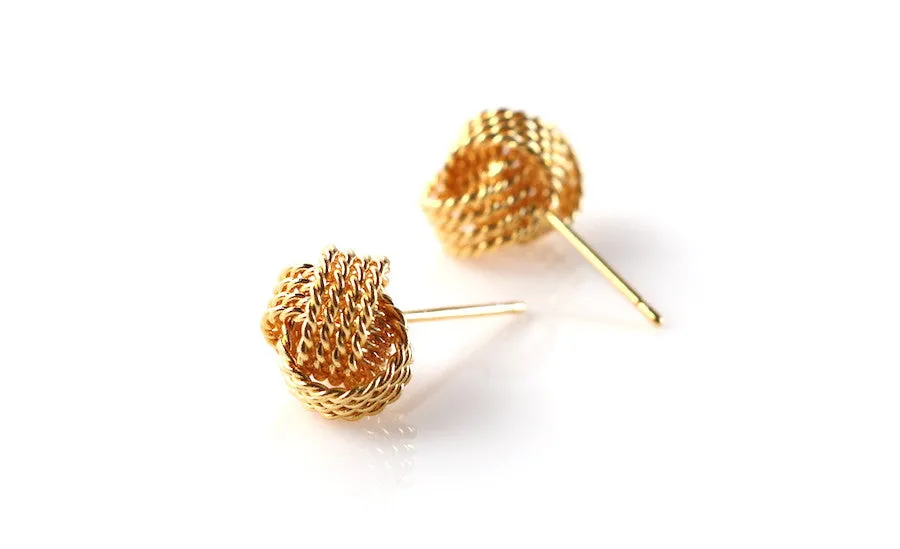 Mesh Stud Earrings