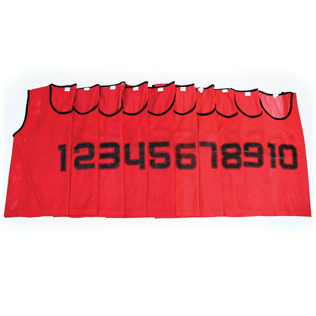 MESH TRAINING BIB NUMBERED 1-10